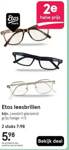 Etos Etos leesbrillen aanbieding