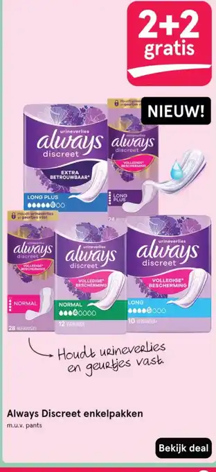 Etos Always Discreet enkelpakken aanbieding