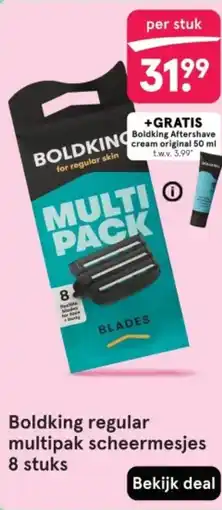 Etos Boldking regular multipak scheermesjes aanbieding