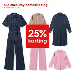HEMA alle corduroy dameskleding aanbieding