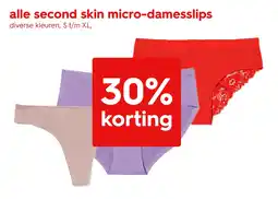 HEMA alle second skin micro damesslips aanbieding