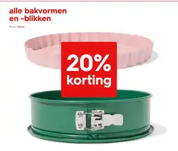 HEMA alle bakvormen en blikken aanbieding