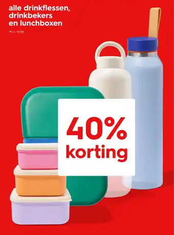 HEMA alle drinkflessen, drinkbekers en lunchboxen aanbieding