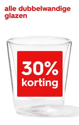 HEMA alle dubbelwandige glazen aanbieding