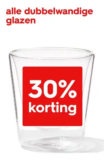 HEMA alle dubbelwandige glazen aanbieding