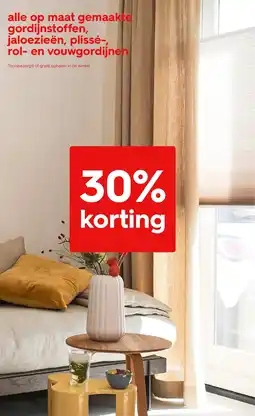 HEMA alle op maat gemaakte gordijnstoffen, jaloezieën, plissé, rol en vouwgordijnen aanbieding
