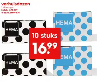 HEMA verhuisdozen aanbieding