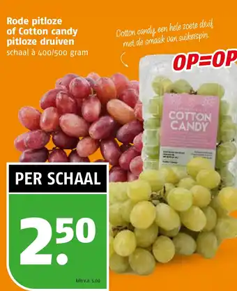 Poiesz Rode pitloze of Cotton candy pitloze druiven aanbieding
