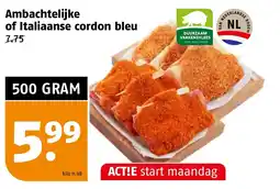 Poiesz Ambachtelijke of Italiaanse cordon bleu aanbieding