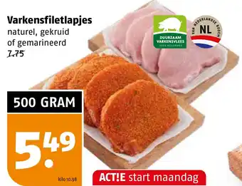 Poiesz Varkensfiletlapjes aanbieding