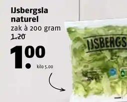Poiesz IJsbergsla naturel aanbieding