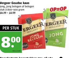 Poiesz Vergeer Goudse kaas aanbieding