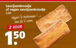 Poiesz Saucijzenbroodje of vegan saucijzenbroodje aanbieding