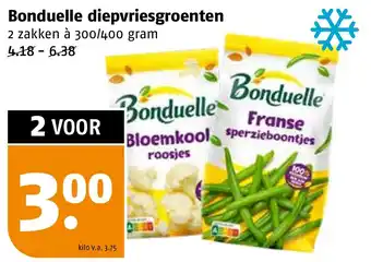 Poiesz Bonduelle diepvriesgroenten aanbieding
