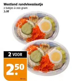 Poiesz Westland rundvleesslaatje aanbieding