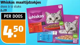 Poiesz Whiskas maaltijdzakjes aanbieding