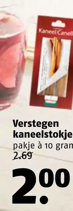 Poiesz Verstegen kaneelstokje aanbieding