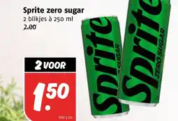 Poiesz Sprite zero sugar aanbieding