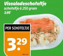 Poiesz Vissaladeschoteltje schoteltje aanbieding