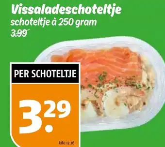 Poiesz Vissaladeschoteltje schoteltje aanbieding