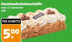 Poiesz Hazelnootschuimschnitte aanbieding