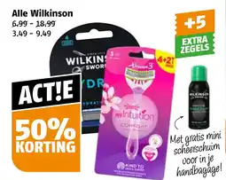 Poiesz Alle Wilkinson aanbieding