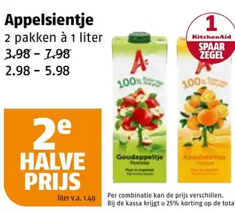 Poiesz Appelsientje aanbieding