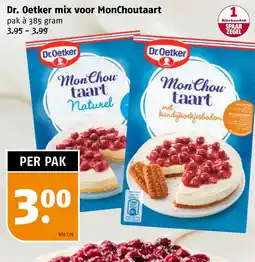 Poiesz Dr. Oetker mix voor MonChoutaart aanbieding