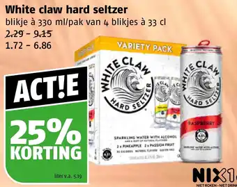 Poiesz White claw hard seltzer aanbieding
