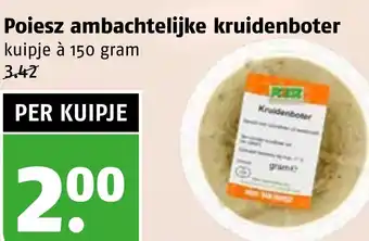 Poiesz Poiesz ambachtelijke kruidenboter aanbieding