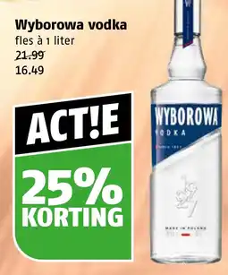 Poiesz Wyborowa vodka aanbieding