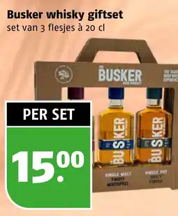 Poiesz Busker whisky giftset aanbieding