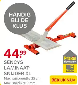 Praxis Sencys laminaat snijder XL aanbieding