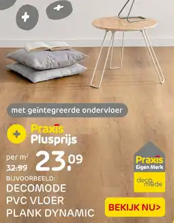 Praxis Decomode Pvc vloer plank dynamic aanbieding