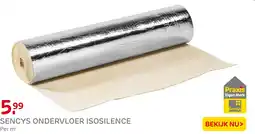 Praxis Sencys ondervloer isosilence aanbieding