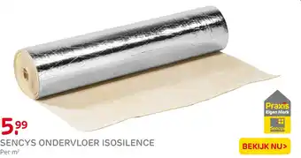 Praxis Sencys ondervloer isosilence aanbieding