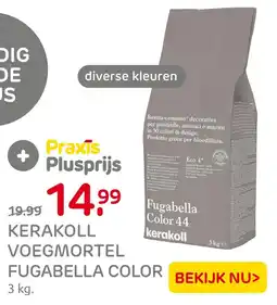 Praxis Kerakoll voegmortel fugabella color aanbieding