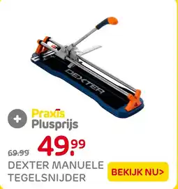 Praxis Dexter manuele tegelsnijder aanbieding