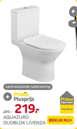 Praxis Aquazuro duoblok livenza aanbieding