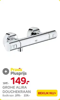 Praxis Grohe alira douchekraan aanbieding