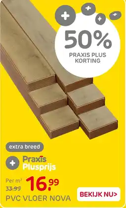 Praxis Pvc vloer nova aanbieding