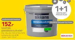 Praxis Sikkens binnenmuurverf aanbieding