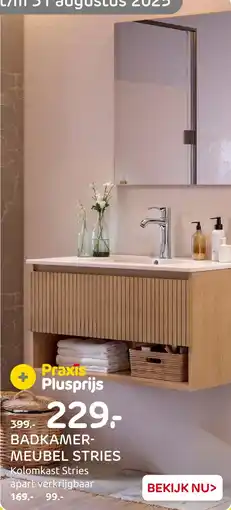Praxis Badkamer meubel stries aanbieding