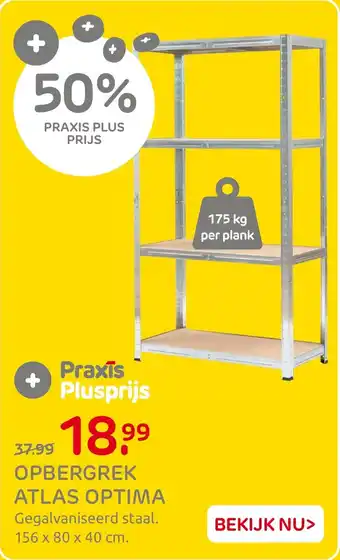 Praxis Opbergrek atlas optima aanbieding