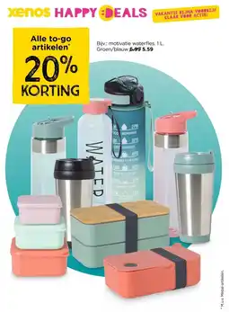 Xenos Alle to-go artikelen* aanbieding