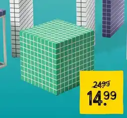 Xenos Bijzettafel Checks metalen frame aanbieding