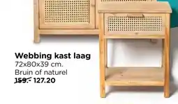 Xenos Webbing kast laag aanbieding