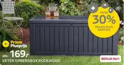 Praxis Keter opbergbox rockwood aanbieding
