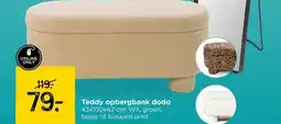 Xenos Teddy opbergbank dodo aanbieding