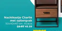 Xenos Nachtkastje Charlie met opbergvak aanbieding